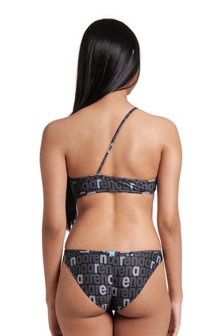 Asymmetrische Trikini - Zwart en wit