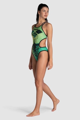 Badpak - Zwart en Groen 