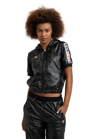 Chaqueta con capucha - Negro