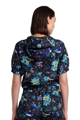 Jasje met Capuchon Fun Planet - Zwart