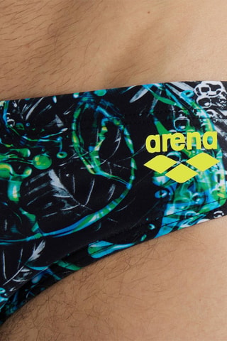 Bañador estilo slip - Negro y verde