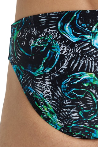Bañador estilo slip - Negro y verde