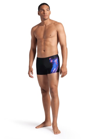 Short de bain - Noir et bleu électrique