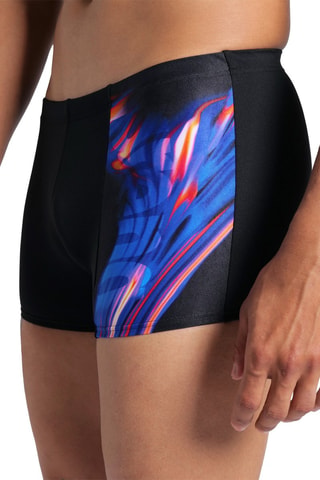 Short de bain - Noir et bleu électrique