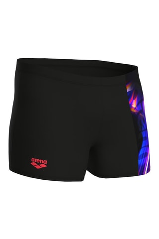 Short de bain - Noir et bleu électrique