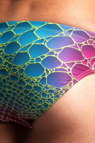 Zwemslip - Turquoise en Lichtgroen