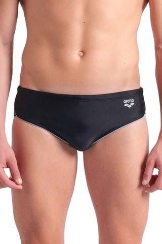 Bañador estilo slip - Negro y celeste