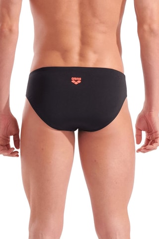 Bañador estilo slip - Negro y azul eléctrico