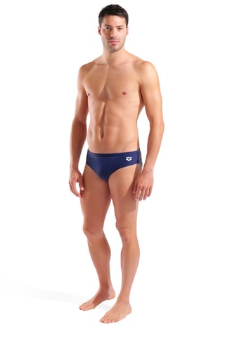Bañador estilo slip - Azul marino y blanco