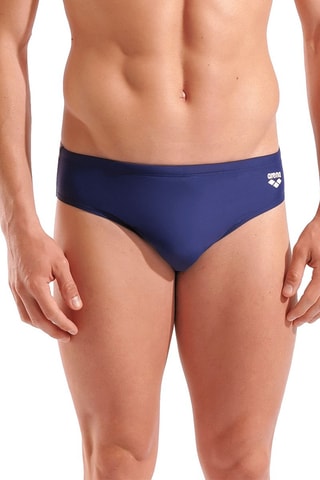 Bañador estilo slip - Azul marino y blanco