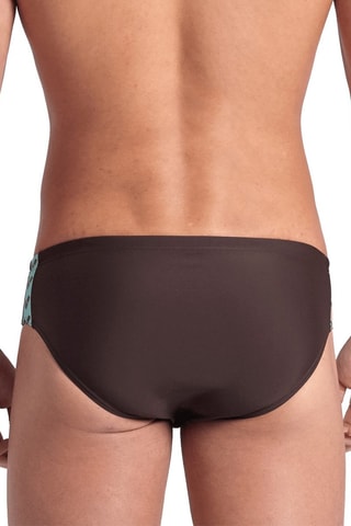 Bañador estilo slip - Marrón