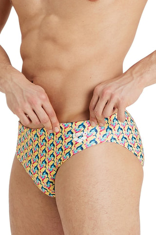 Bañador estilo slip - Amarillo