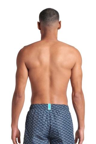 Short de playa - Verde y negro