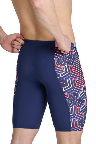 Zwemshort - Marineblauw en Rood