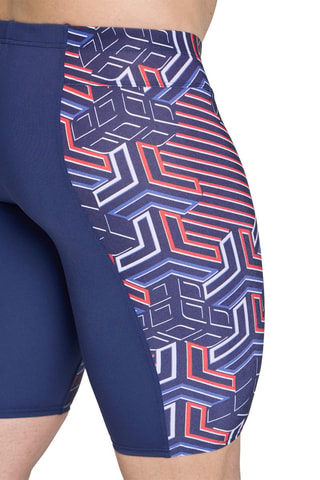 Zwemshort - Marineblauw en Rood