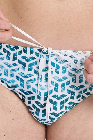 Bañador estilo slip - Blanco