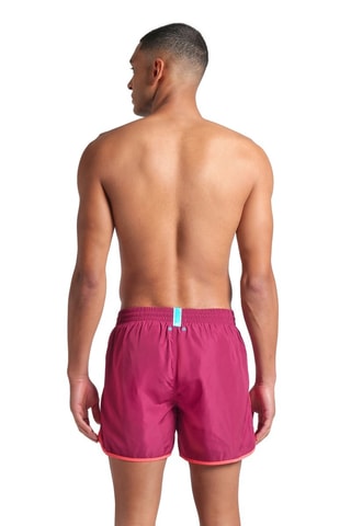 Bañador corto Team Stripe - Burdeos
