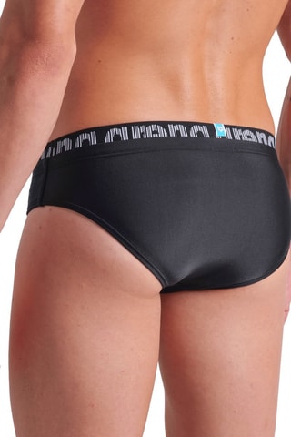Bañador estilo slip Elastic - Negro