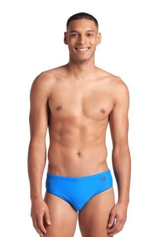 Bañador estilo slip Piping - Azul