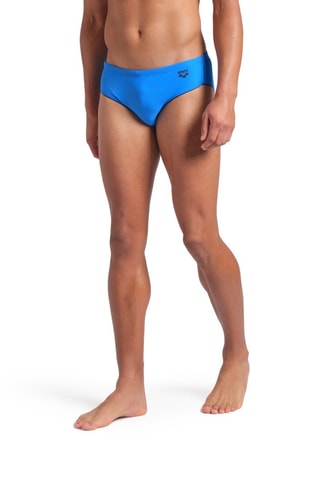 Bañador estilo slip Piping - Azul