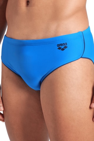 Bañador estilo slip Piping - Azul