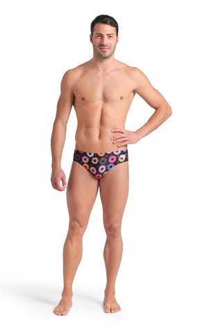 Bañador estilo slip Donuts - Negro