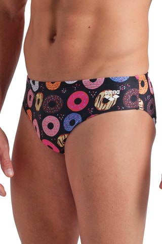 Bañador estilo slip Donuts - Negro