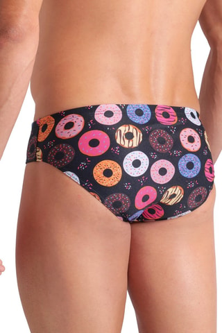Bañador estilo slip Donuts - Negro