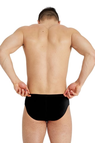 Bañador estilo slip Solid Waterpolo - Negro