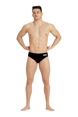 Bañador estilo slip Solid Waterpolo - Negro