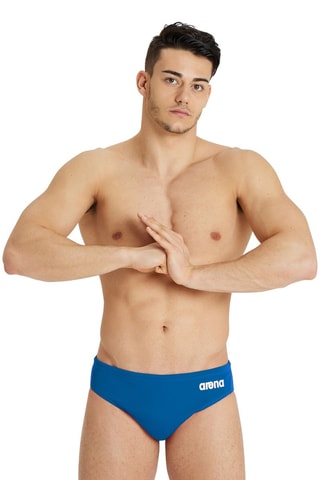 Bañador estilo slip Solid Waterpolo - Azul rey