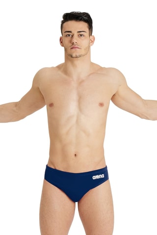 Bañador estilo slip Solid Waterpolo - Azul marino