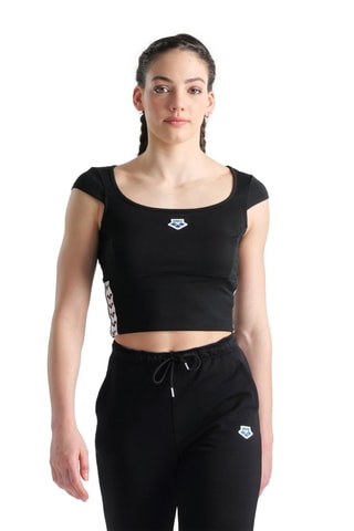 Crop top - Zwart