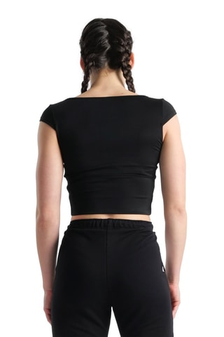 Crop top - Zwart