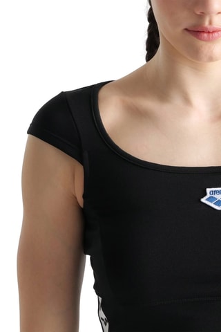 Crop top - Zwart
