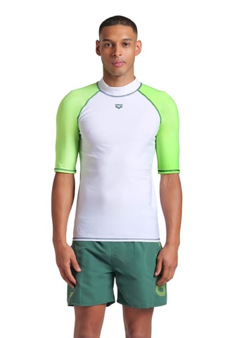 Top - Blanco y verde