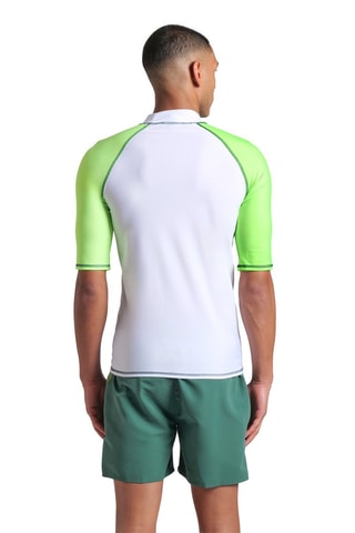 Top - Blanco y verde