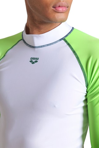 Top - Blanco y verde