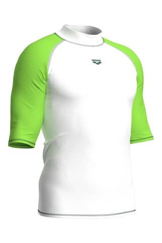 Top - Blanco y verde