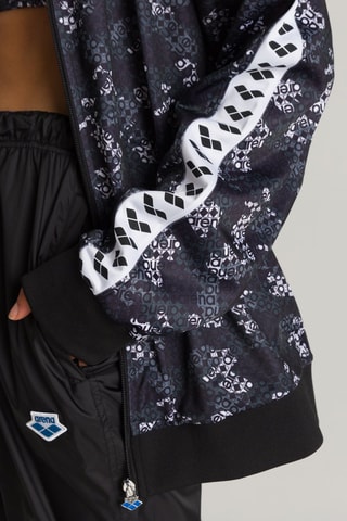 Windjack met Capuchon Zwart en Donkergrijs