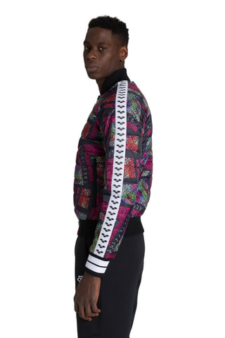 Bomberjack Zwart en Fuchsia