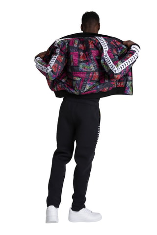 Bomberjack Zwart en Fuchsia
