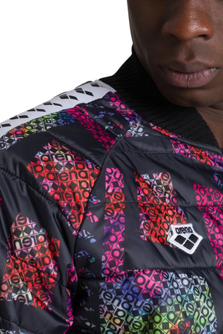 Bomberjack Zwart en Fuchsia