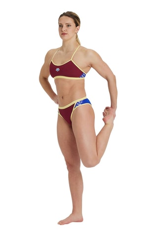 Bikini - Bordeauxrood en Marineblauw