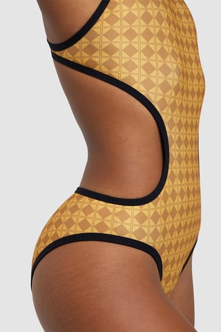 Trikini - Geel en Beige
