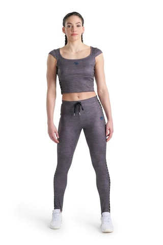 Leggings - Gris oscuro jaspeado