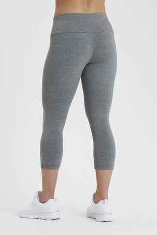 7/8 Sportlegging - Gemêleerd Donkergrijs