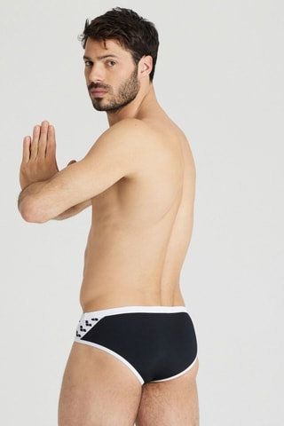 Bañador estilo slip Icons - Negro