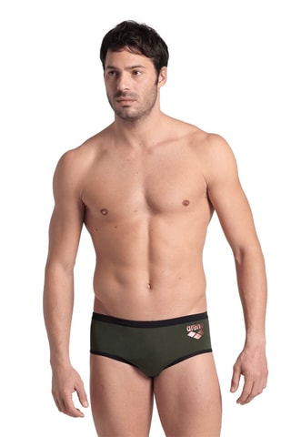 Bañador estilo slip One - Caqui