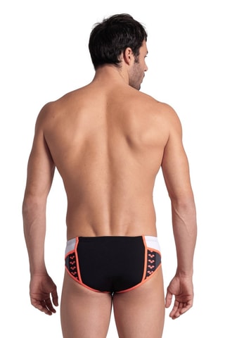 Bañador estilo slip Icons - Negro y antracita